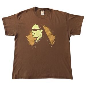 Vintage 2007 Stevie Wonder 1DaWear Tour TShirt XL Brown Graphic Front/Back Merch
